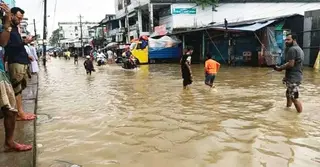 ভারি বৃষ্টিপাতে সিলেটে বন্যার আশঙ্কা